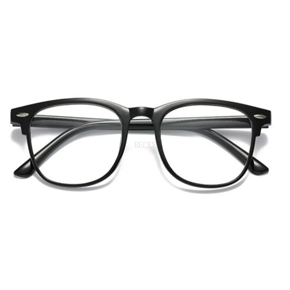 New Vintage Transparent Computer Glasses Frame Women Men Anti Blue