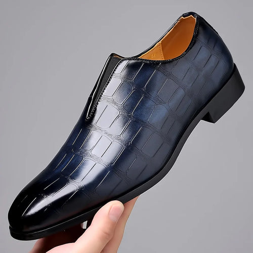 2024 Men Dress Shoes Retro British Style Paty Wedding Shoes for Men