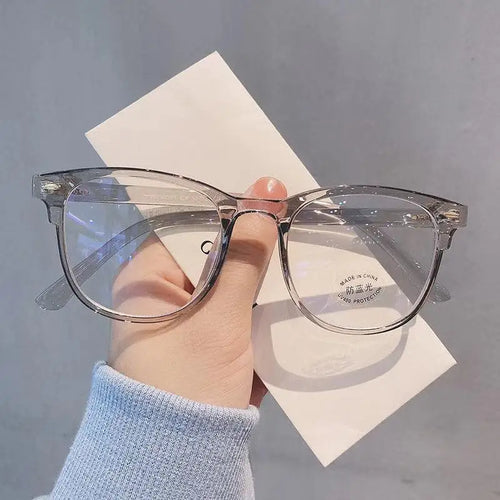 New Vintage Transparent Computer Glasses Frame Women Men Anti Blue