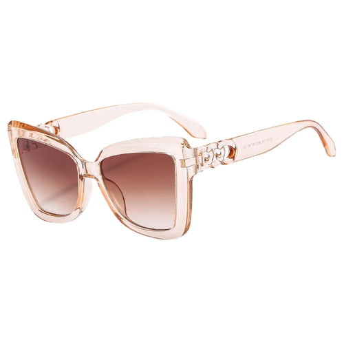 New Vintage Cat Eye Sunglasses Women Square Small Frame Sun Glasses