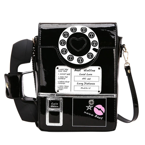 Fashion Telephone Shaped Shoulder Bag 2022 Women Funny Crossbody Bag