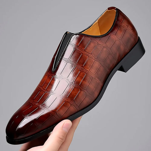 2024 Men Dress Shoes Retro British Style Paty Wedding Shoes for Men