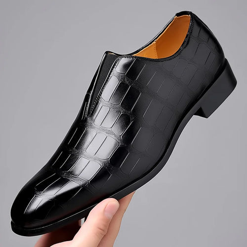 2024 Men Dress Shoes Retro British Style Paty Wedding Shoes for Men