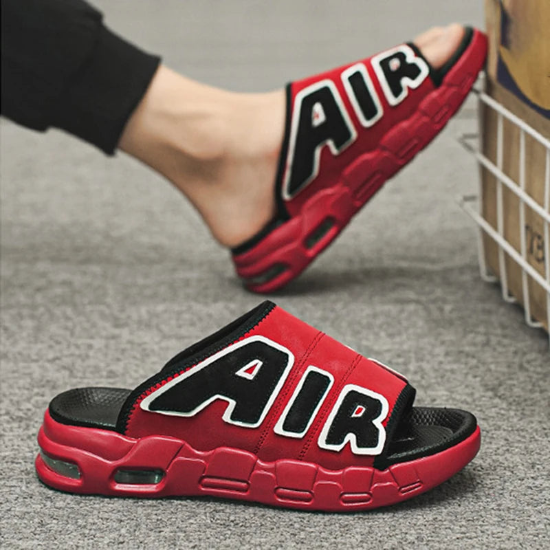 Men's Slippers Air Cushion Design Sandals Summer New Man PVC Sandals