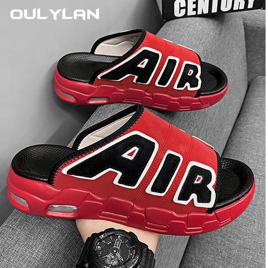 Men's Slippers Air Cushion Design Sandals Summer New Man PVC Sandals