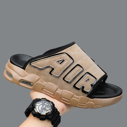 Men's Slippers Air Cushion Design Sandals Summer New Man PVC Sandals